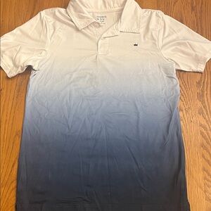Crown & Ivy Boys White to Blue Gradient Polo